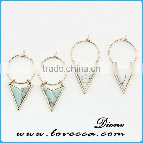 Korean Women Jewelry DIY Elegant Stones Crystal Jewelry Earrings 2016 photo-4