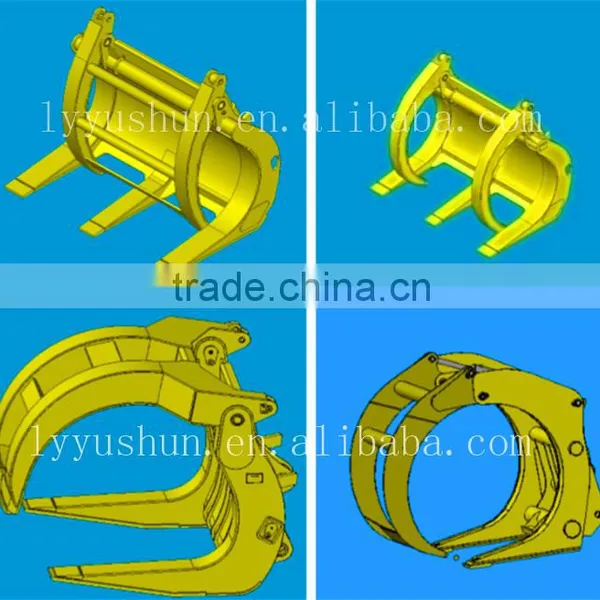 SDLG LG978 Wheel Loader Optional Equipment Big Quick-Change Log Grapple From OEM Factory photo-6