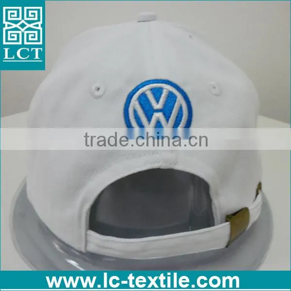 LCTN1859 Custom Made Khaki White Low Profile Volkswagen Cap photo-3