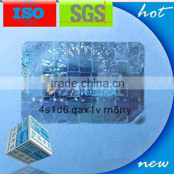 Laser Holographic Anti-counterfeit Labels Anti-counterfeit Stickers Fragile Anti-counterfeiting Labels photo-6