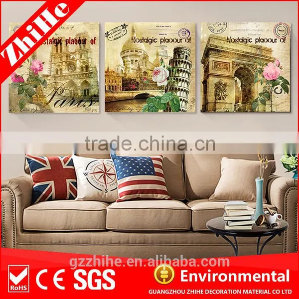 Dropshipping Oil Painting of Decoration Home With Canvas Printing for Room photo-2