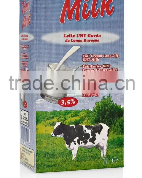 Long Life UHT Milk TOM MILK 1L