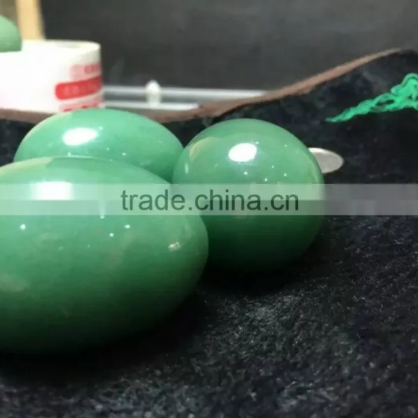 Nice Polished Green Aventurine Jade Egg Sphere photo-4