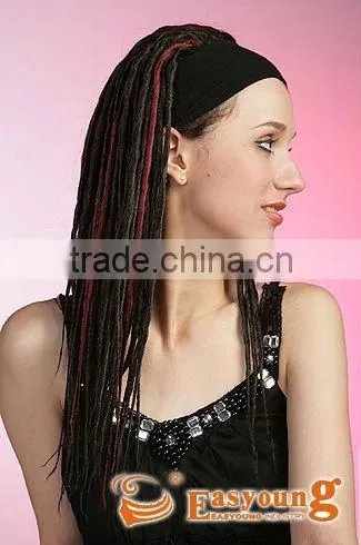 Football Fans Wigs, Dreadlock 3/4 Wigs Hair Pieces photo-2