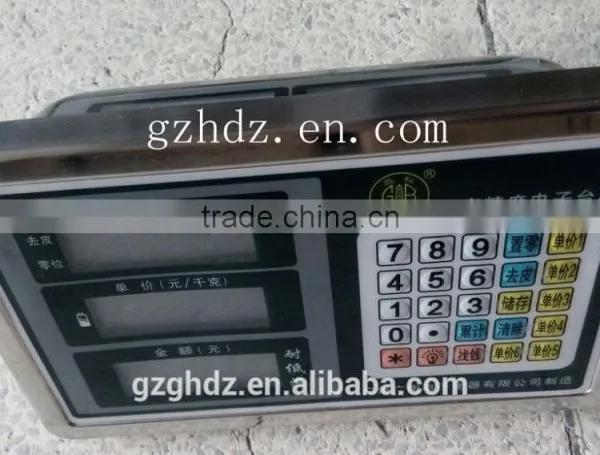 2016 Laest Hot Selling 4 Key Stainless Weight Indicator /steel Price Weighing Indicator