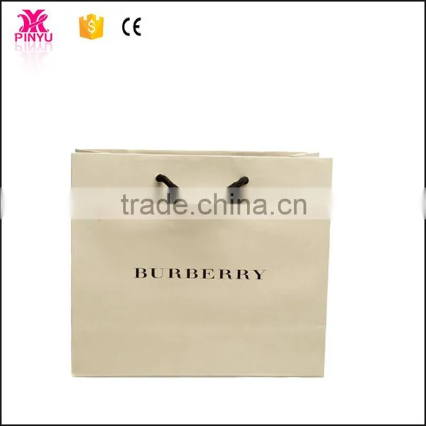 Logo Printing Flat Bottom Kraft Paper Bag for Shopping photo-5