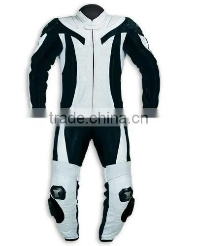 Geniune Leather Suit Top Grain Leather Suit Motorbike Suit