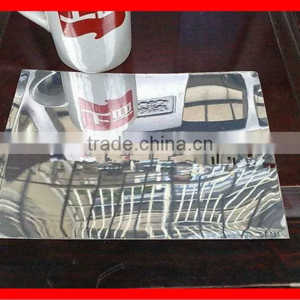 REFLECTANCE:80-90% 1050/1060 Mirror Aluminum Sheet/aluminum Mirror Surface Finish Sheet