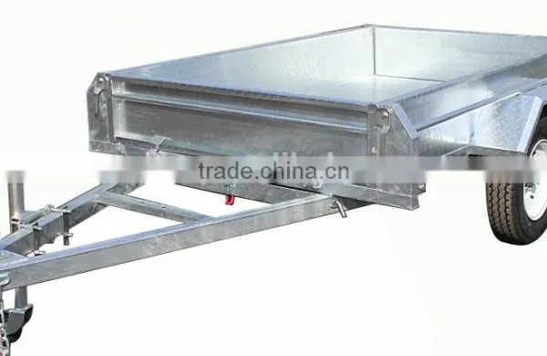 7x5ft Hot Dipped Galvanized Chequer Plate Full Welded Strong Trailer photo-4