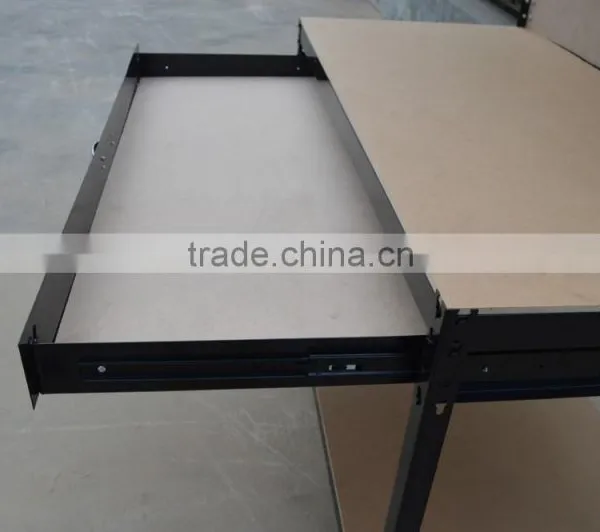Utility Steel Frame Portable Wooden Workbench photo-4
