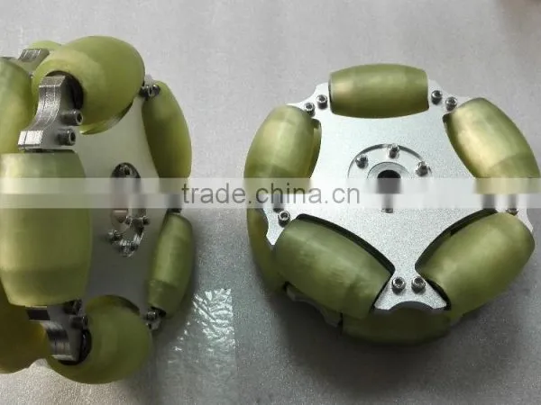 203mm Heavy Duty Industrial Omni Directional Wheel With Pu Roller (professional Custom,payload:80KG/pcs ) photo-4
