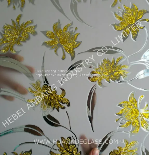 Ice Flower Acid Glass, Door Windows Decorative Art Glass photo-2