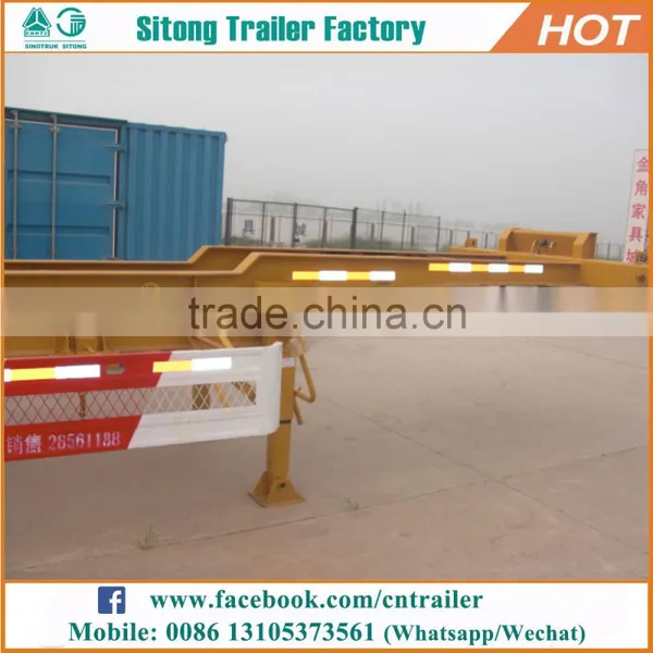Wholesale Factory Direct Skeletal Semi Trailer Customized Container Trailer for Sale photo-2