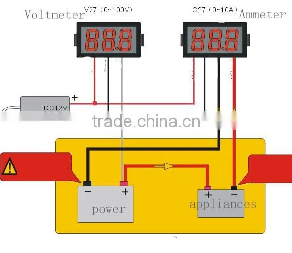 DC Ammeter DC0-10A Digital Ammeter Digital Ammeter Head photo-5