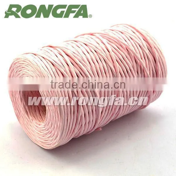Hot Sale Multicolor Coiled Twisted Paper Rope Inside Has Iron Wire photo-2