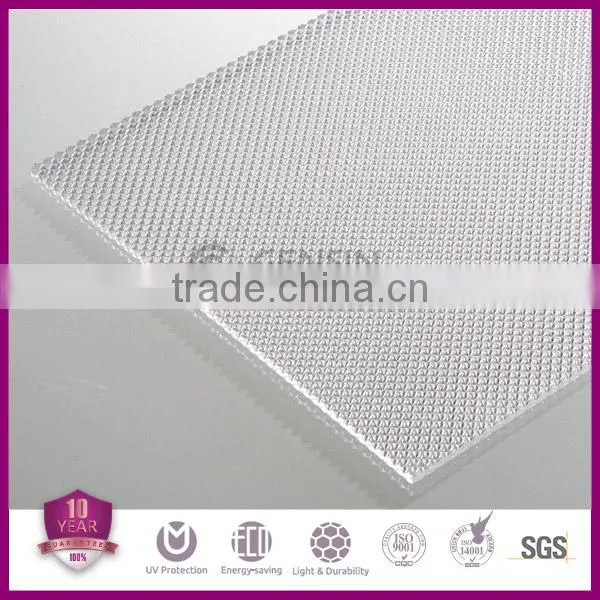 Prismatic Light Diffused Polycarbonate Solid Sheet, Prism Pattern PC Sheet photo-5