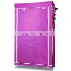 Large Size Metal Furniture Non-woven Wardrobe,Folding Fabric Cloth Wardrobe photo-2