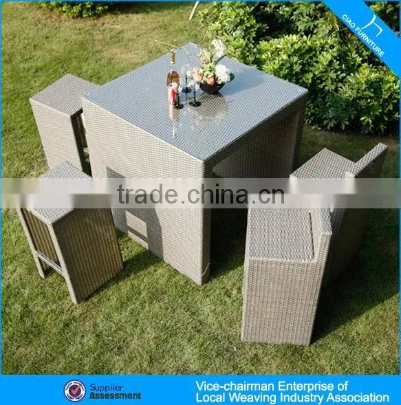 Outdoor Rattan Bar Stool Wicker Bar Furniture 7816-1 photo-2
