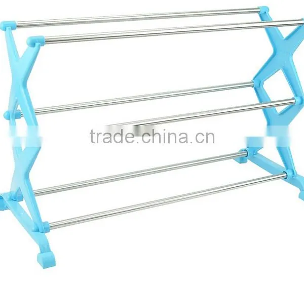 Multi-function Three Tier Stainless Steel Shoe Storage Rack photo-4