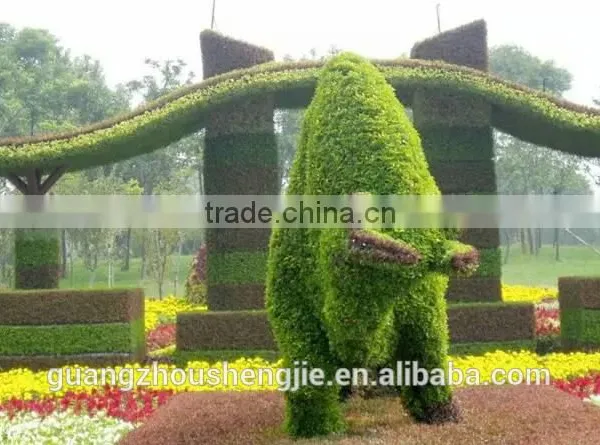 Whloesale Artificial Topiary Grass Animals Sculpture photo-2