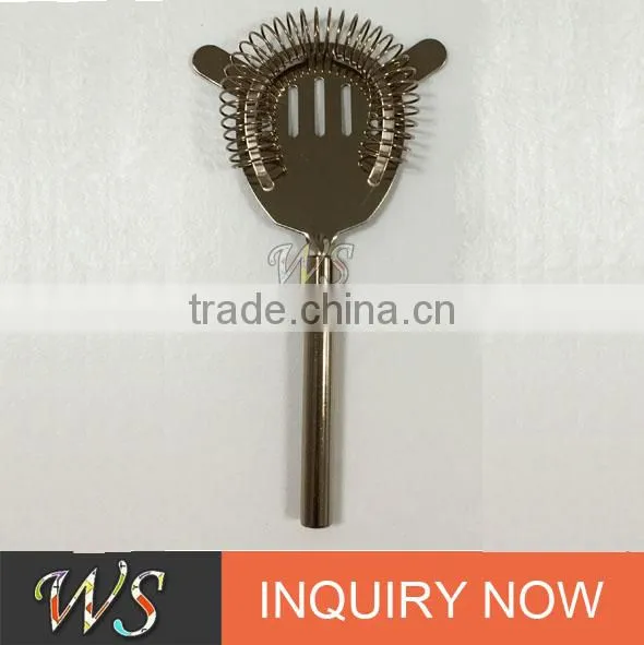 Personalized and Engraving Logo Acceptable Bronze Copper Rose Gold Plating Stainless Steel Bar Strainer photo-4