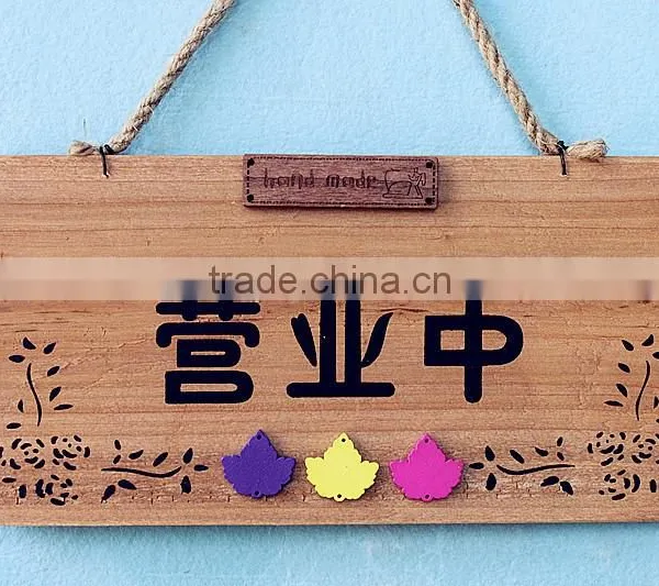 Chinese Style Wooden Doorplate / Doorplate Wall Decoration photo-2