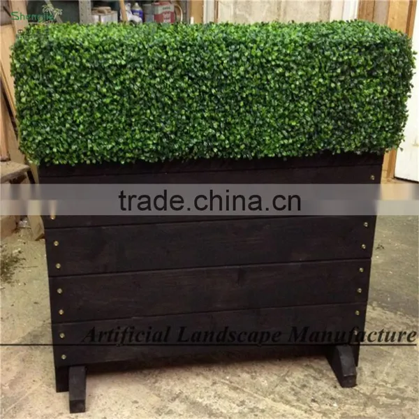 SAS016014 Artificial Hedge Panel UV Protect PE Boxwood Mat photo-6