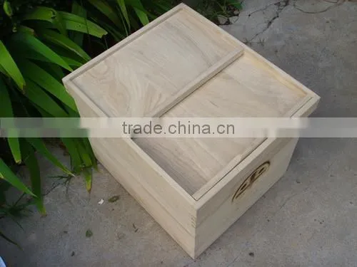 The Original Wood Color and Practical Rice Storage Box photo-5
