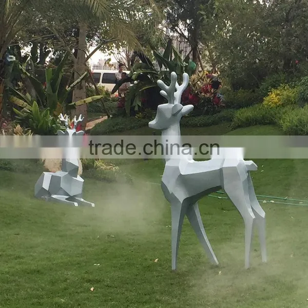 FRP Reindeer Landscape Sculpture photo-5