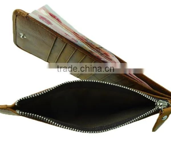 Tianhooo Long Wallet Slim Genuine Leather Credit Card Holder With RFID Blocking photo-4