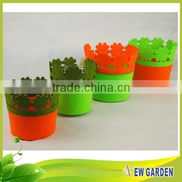Gorgeous Designs Metal Artificial Lacy Flower Pot For Home Decor photo-2