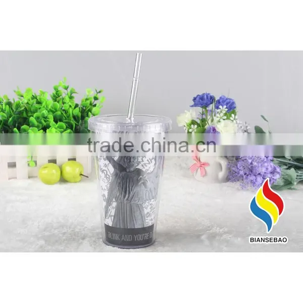 Promotion AS FDA Passed Plastic Double Wall Tumbler photo-2