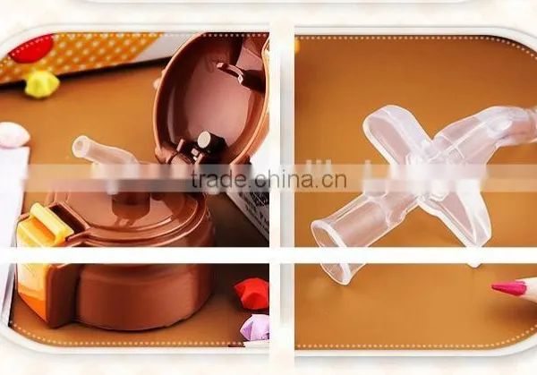 600ml 304 Stainless Steel Flask With Straw Kids Water Bottle photo-6
