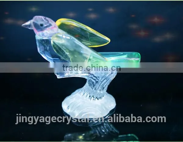 Latest Colorful Crystal Bird as Best Birthday Gift, Indian Wedding Money Crystal Gift photo-2