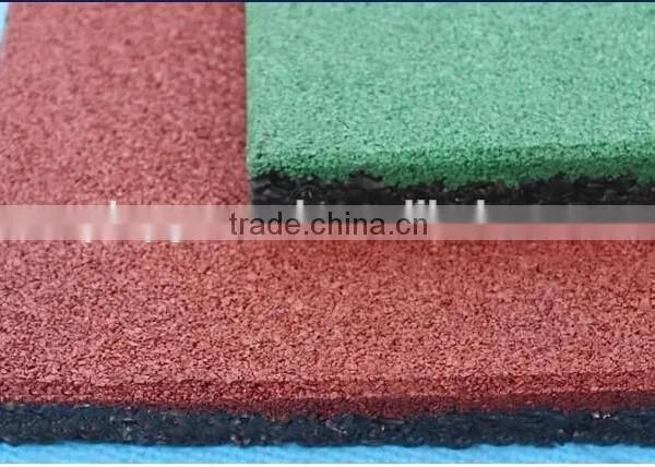 (HC-0704C) 2015 Newest Anti-UV EN1177 Certificated Outdoor Water Proof 25mm Recycle Rubber Flooring photo-5