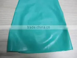 Green Nitrile Industry Glove With Flock Lined Straight Cuff photo-3