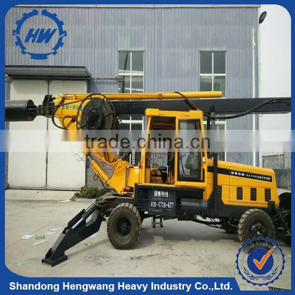 Bore Pile Foundation Hydraulic Rotary Crawler Drilling Rig for Depth 55m photo-3