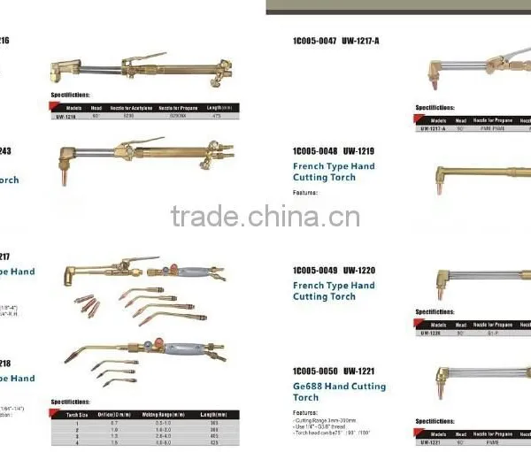 UWELD All Kinds of High Quality Cutting Torch and Welding Torch photo-4