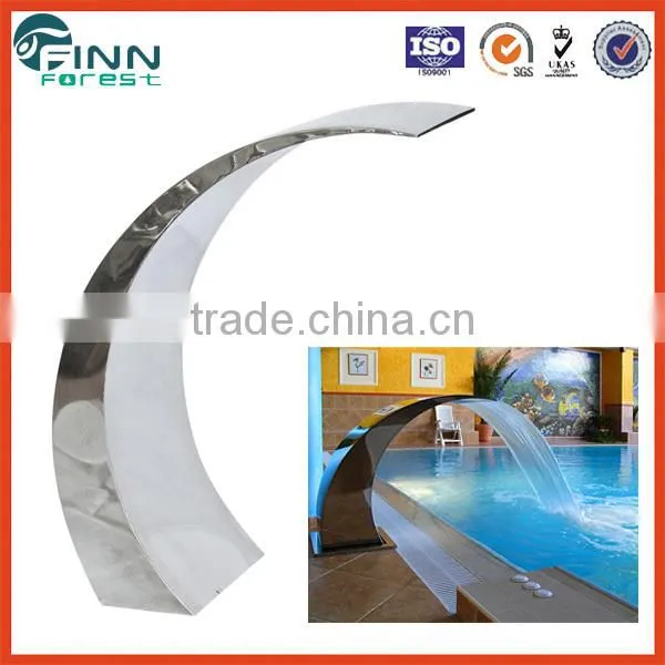 Indoor or Outdoor Wall Mounted Waterfall Features Curtain Wall Fountains for Indoor Decoration photo-4