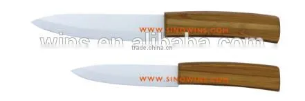 A3208 Hot Sale Ceramic Blade Knife Knives Set With Bamboo Handle photo-4