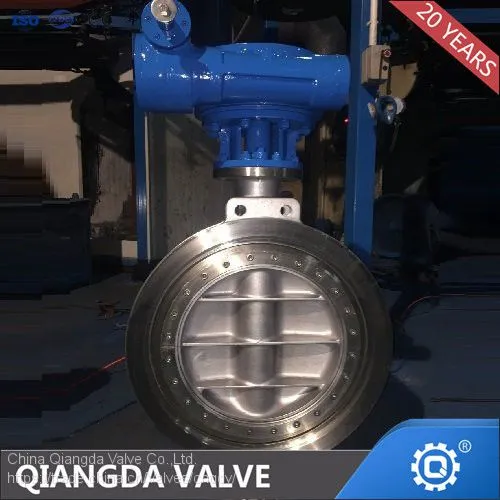 API 609 Metal Seat Flange Triple Eccentric Butterfly Valve Motorized Valve Actuator photo-5