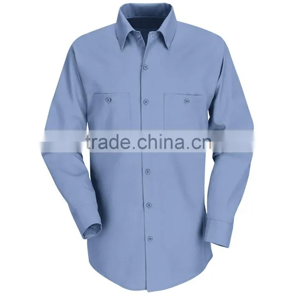 Custom Short/long Sleeve Rip Stop Shirts Mens Work Shirts photo-4