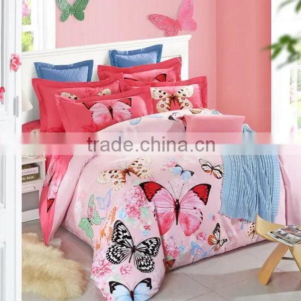 100% Polyester Digital Printed Flower Bedding Sheet/sleeping Bags/ Duvet Cover photo-4