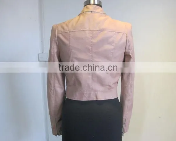 Jackets Product Type and 100% Polyester Shell Material Leather Jacket Coat photo-2