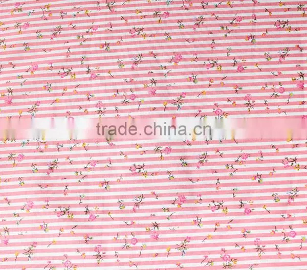 Factory Wholesale High Quality Garment Fabric Faloral Printed Cotton Fabric photo-2