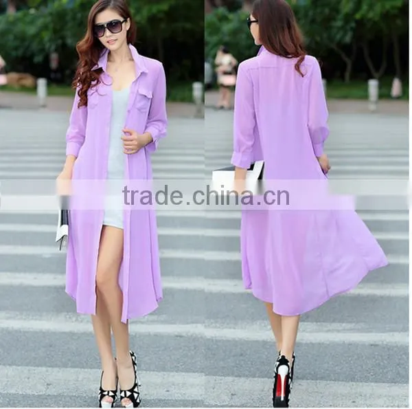 MOQ 1pc Free Size Good Quality With Cheap Price Solid Long Sleeve Women t Shirt Wholesale China,t Shirt Cardigan photo-4
