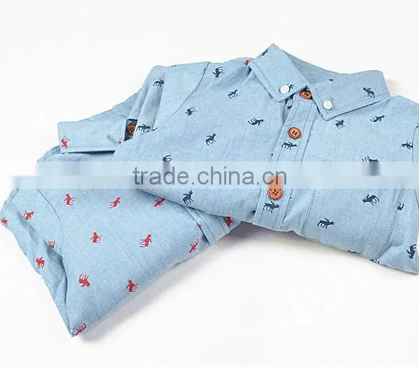 100% Cotton Soft Brand Best- Selling Printing Kid Shirt photo-4