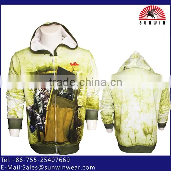 2017 Hotest Sale Fashion Custom Dye Sublimation Hoodies photo-3
