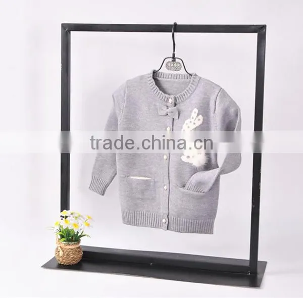 Wholesale Long Sleeve O Neck High Quality Knitting With Rabbit Pattern Girl Sweater Cardigan photo-3