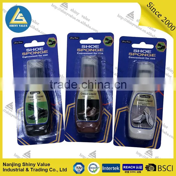 25ml 3 Pack Assorted Blister Card Liquid Shoe Shine /shoe Polish for Leather Protection photo-5